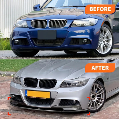 For BMW 3 Series E90 E91 Front Bumper Lip Splitter Diffuser