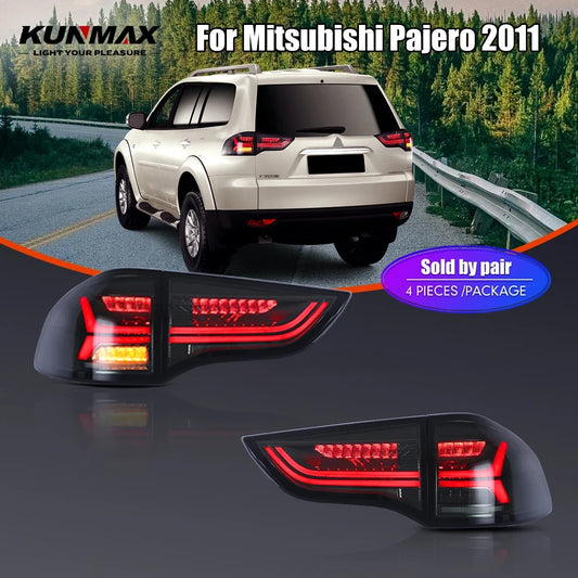 For Mitsubishi Pajero 2011 Drl Reverse Pair Tail Brake Turning