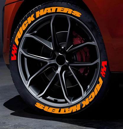For Use On four-wheel Vehicles Or Fuckhaters Tire Stickers Wolf