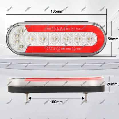 For Camper Aohewei Trailer Tail 12 24V Waterproof Stop Side