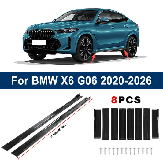For BMW X6 G06 2020-2026 - 2.18m Sectional Side Skirt Extension