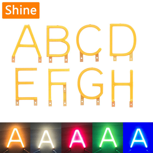 English Letter Filament Cob dc3v Candle Edison White Red
