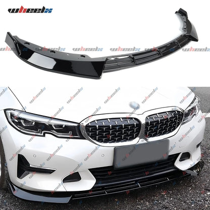 For BMW G20 Base 2019-2022 V Front Bumper Lip Duckbill Spoiler