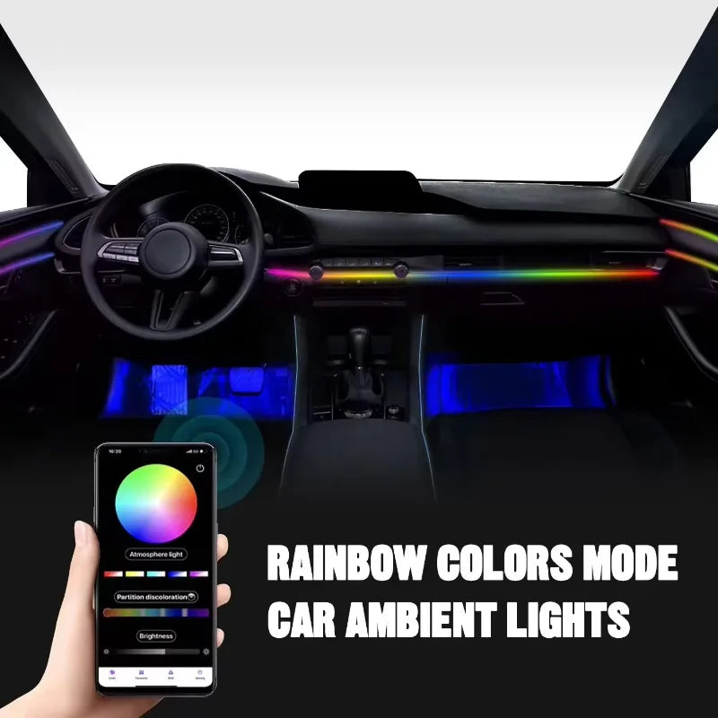 For C Class Glc Class W205 Ambient Lighting Upgrade Interior X253