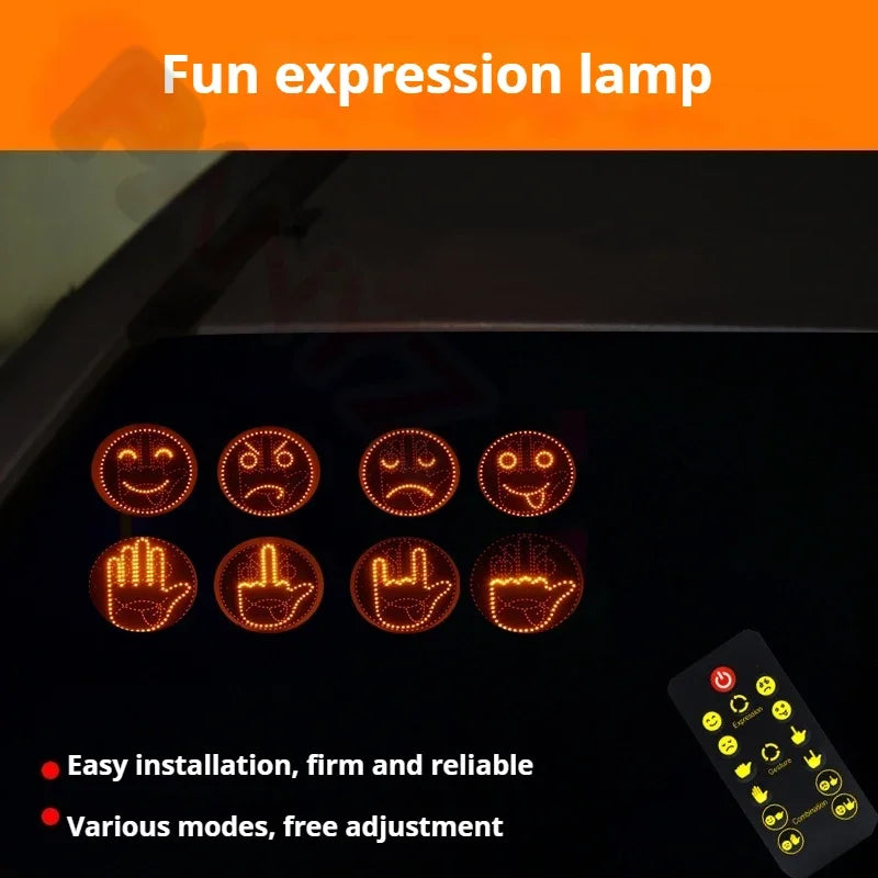 Creative Fun Three Models Gesture Interior Rear Windshield Hand