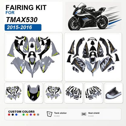 For Tmax530 2015 2016 Sportbike Fairing Kit Injection Molded ABS