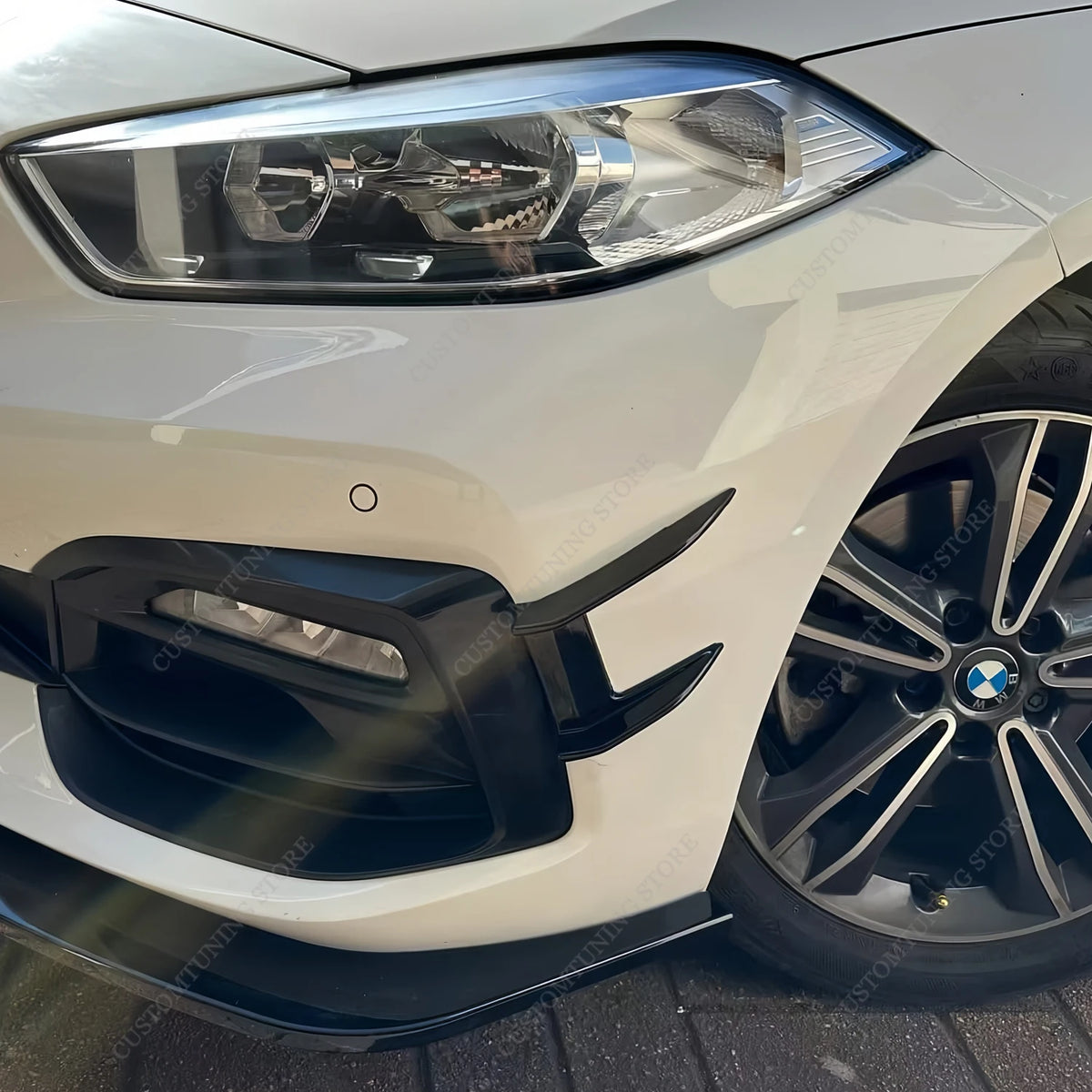 For BMW F40 116D 118I 118D Gloss Black Mp Front Bumper Side