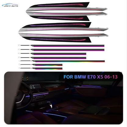For BMW X5 E70 2006 - 2013 Nterior Ambient Lighting Upgrade Kits