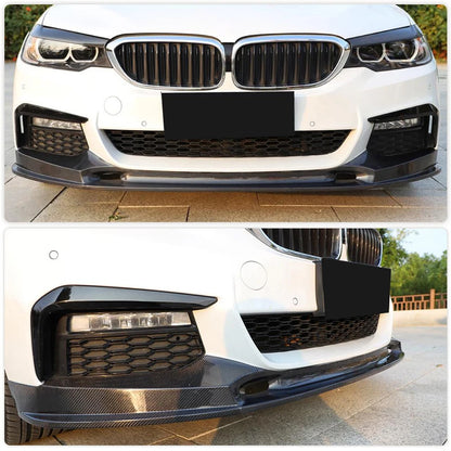 For BMW 5 Series G30 G31 Carbon Fiber Frp Front Bumper Lip