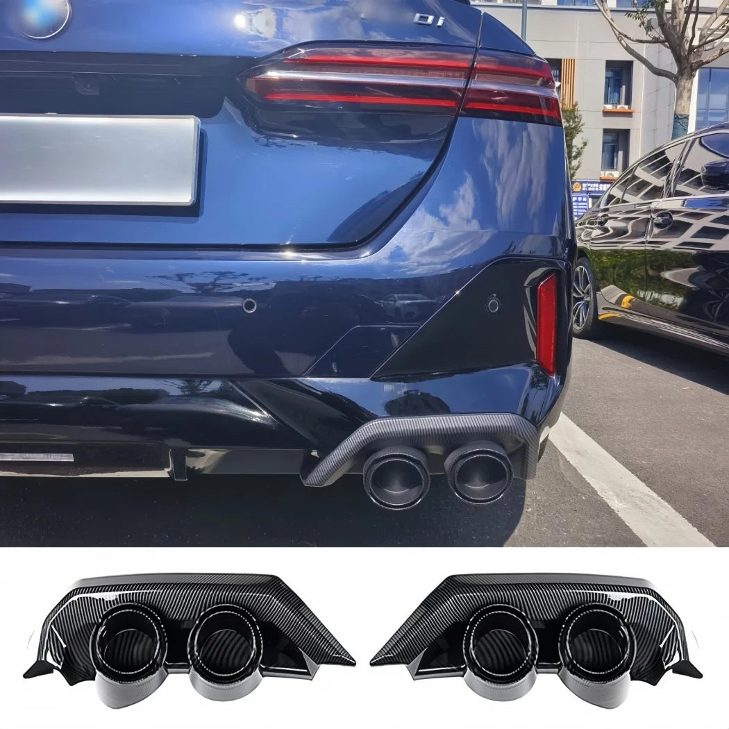 For BMW 5 Series I5 G60 Rear Bumper Diffuser Black Warrior
