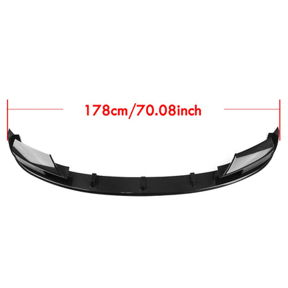 For BMW 5 Series F10 M5 2010-2016 Front Bumper Spoiler Lip Blade