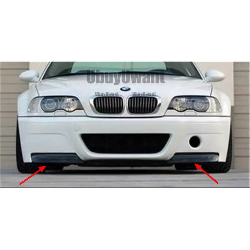 For BMW E46 1999-2006 2001 M3 Front Bumper Splitters Diffuser