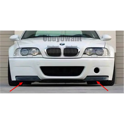 For BMW E46 1999-2006 2001 M3 Front Bumper Splitters Diffuser
