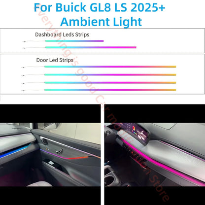 For Buick GL8 Ls LED Atmosphere Interior Lighting Upgrade