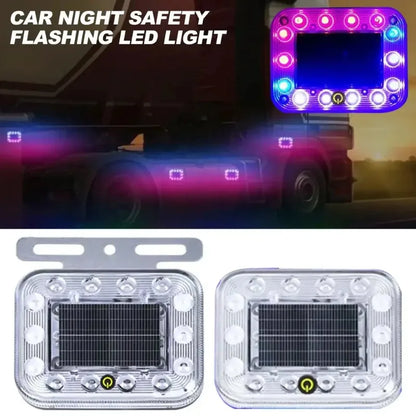 Rear End Collision Prevention Solar Flashing Truck Taillights