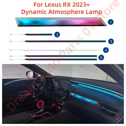 For Lexus Rx 2023+ Ambient Light Crystal Dynamic Atmosphere
