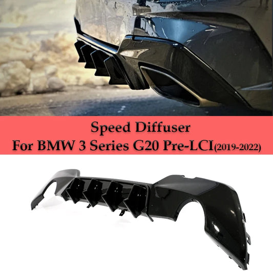For BMW 3 Series G20 G21 Mp Speed Carbon Rear Bumper Diffuser