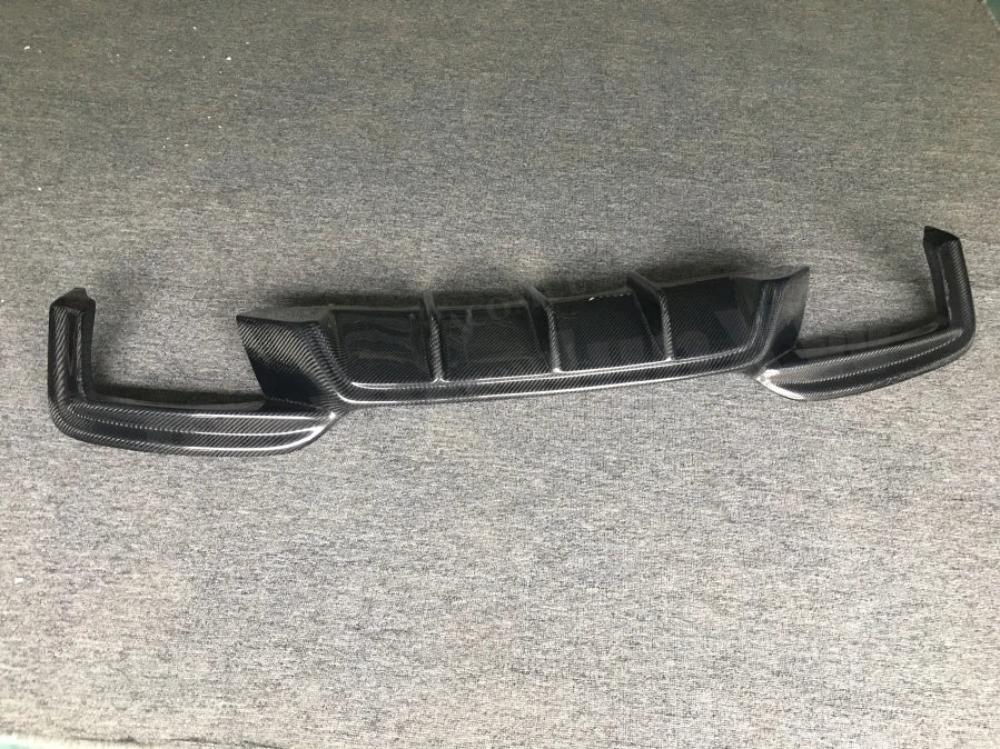 For BMW 6 Series F06 F12 Carbon Fiber Rear Diffuser Fit F13 640I