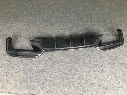 For BMW 6 Series F06 F12 Carbon Fiber Rear Diffuser Fit F13 640I