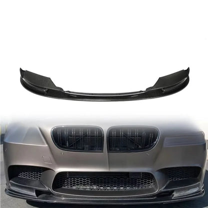 For 5 Series F10 M5 Sedan Carbon Fiber Front Bumper Lip Chin