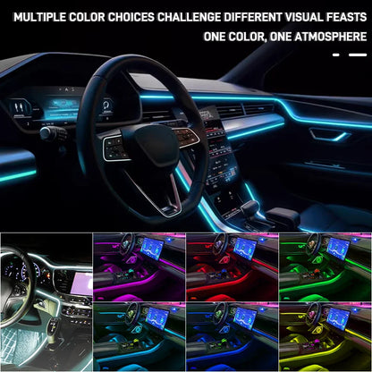 In Interior Ambient Strip USB Fiber Optic Neon Cold