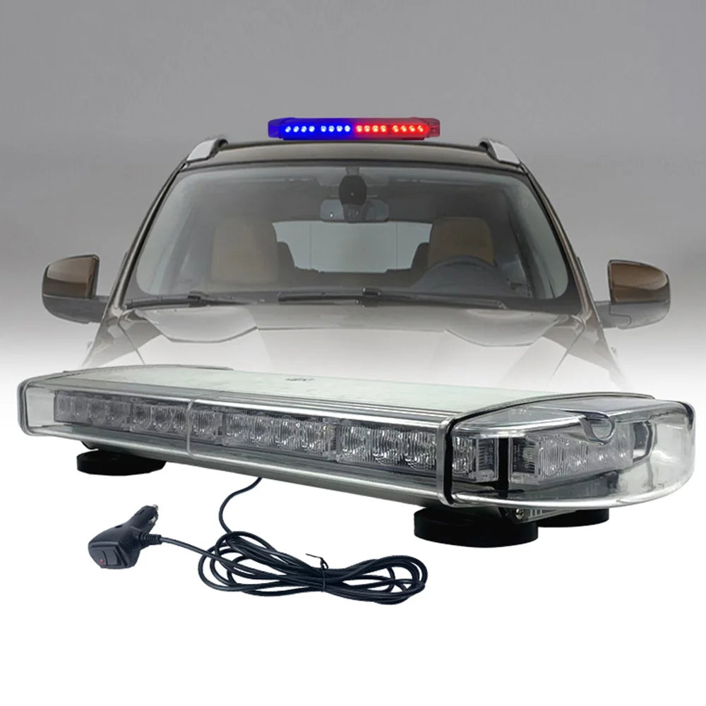 For Outdoor Lantsun led6502 Blue Red Traffic Strobe Warning