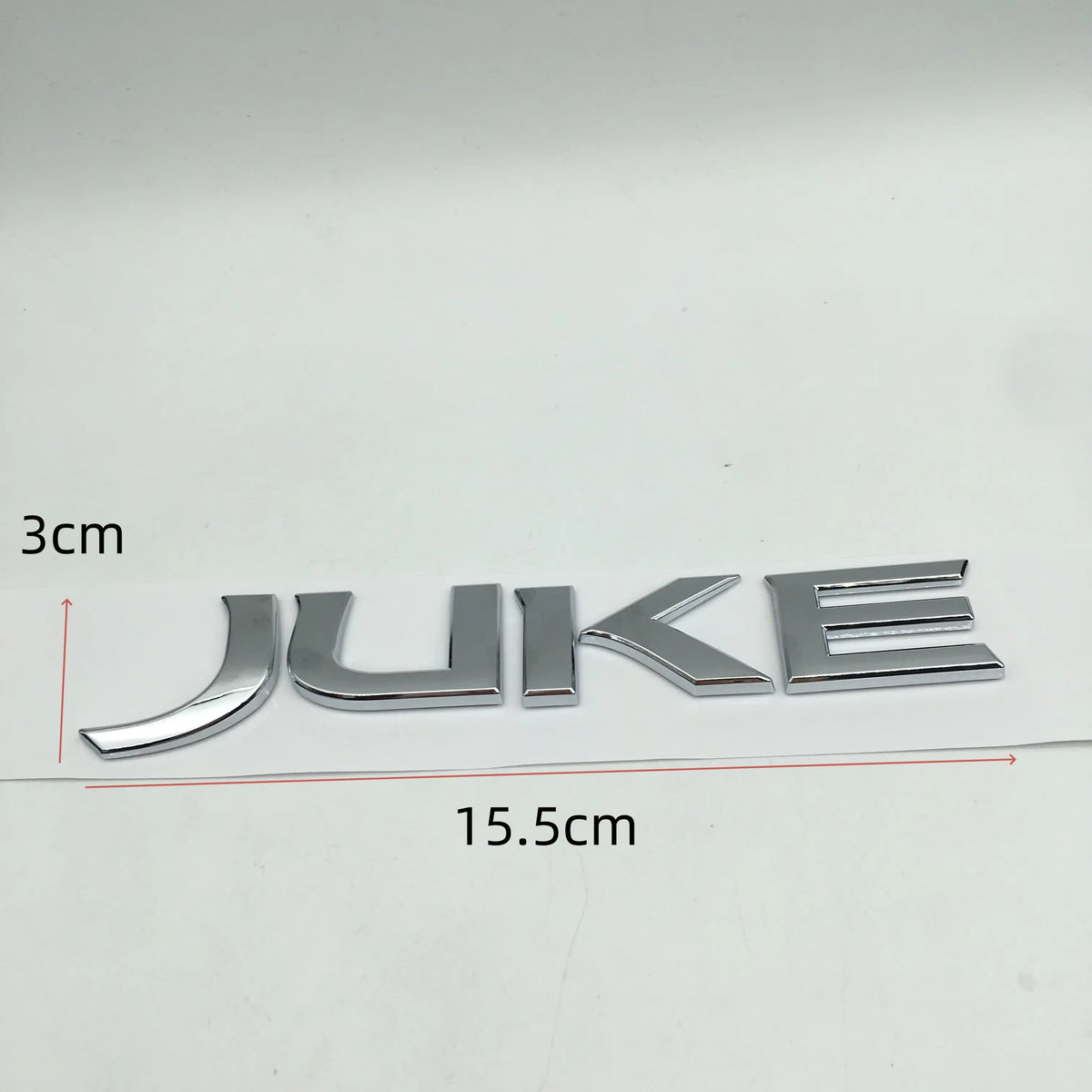 For Juke 1PCS Letter Fender Side Emblem Rear Tail Trunk Decals