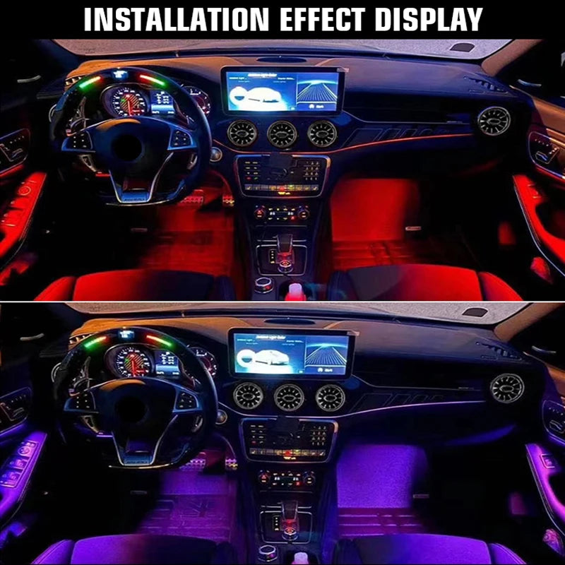 For Mercedes-Benz A Cla Gla W176 12 Colors Ambient Kit Air Vents