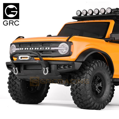 For 1 10 Rc Crawler Front Bumper Spotlight Fog Headlight ABS