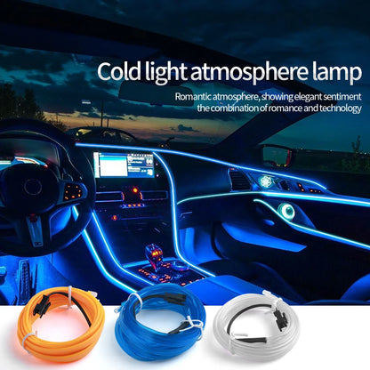 Meter Ambient Lighting Neon Fiber Optic Atmosphere Strip Interior