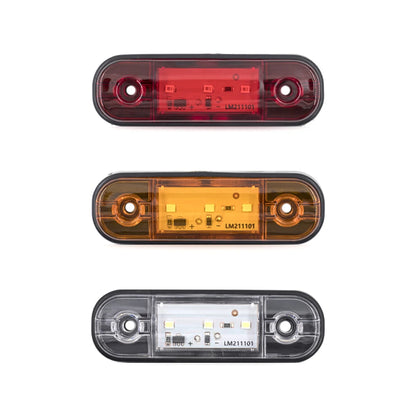 6X 10X 12V 24V External Side Marker Warning Oval