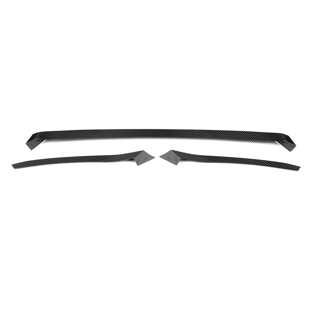 For BMW 8 Series G14 G15 Real Dry Carbon Fiber Front Diffuser