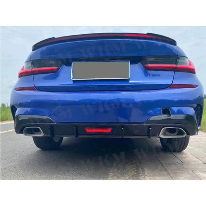 For BMW 3 Series G20 G28 Jiache ABS Rear Bumper Lip Diffuser