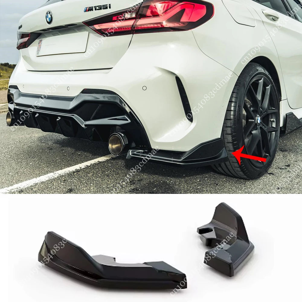 For BMW 1 Series F40 M Maxton Rear Bumper Side Canard Splitter