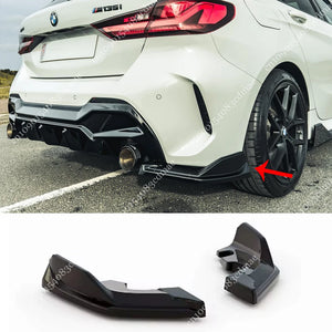 For BMW 1 Series F40 M Maxton Rear Bumper Side Canard Splitter