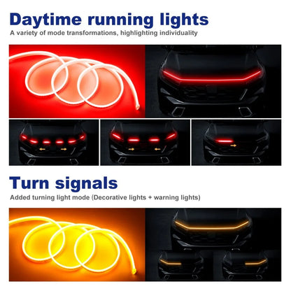 Daytime Running Strip Red Yellow Dual Color Plug Play