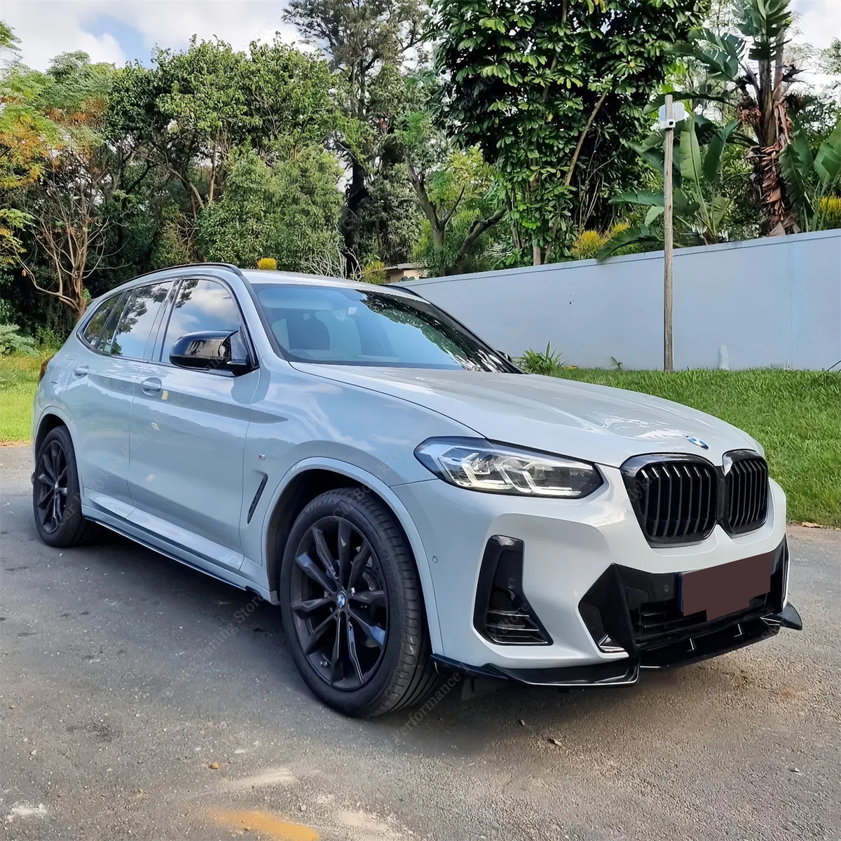 For BMW X3 G01 X4 G02 Lci 3PCS Front Bumper Splitter Lip Spoiler
