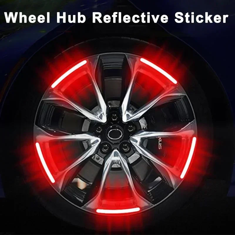 20PCS Set Colorful Motorcycle Wheel Hub Reflective Strips