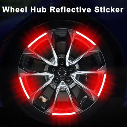 20PCS Set Colorful Motorcycle Wheel Hub Reflective Strips