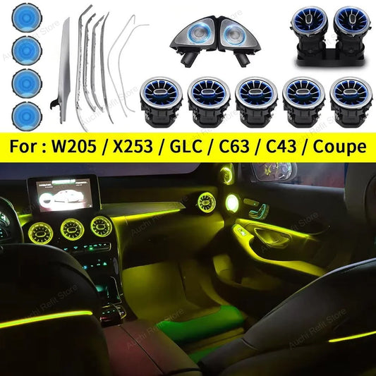 For Mercedes-Benz C Glc Class Coupe Ambient 12 Colours W205 C43