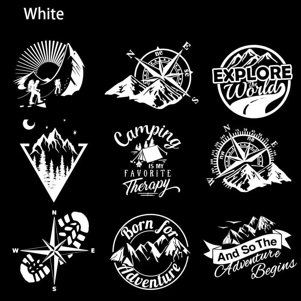 Lykx Adventure Sports Compass Sticker Wrap Vinyl Decal Mountain