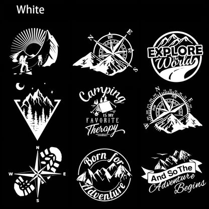 Lykx Adventure Sports Compass Sticker Wrap Vinyl Decal Mountain