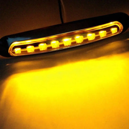2PCS Side Marker 10-30v Waterproof Amber Red White Clearance