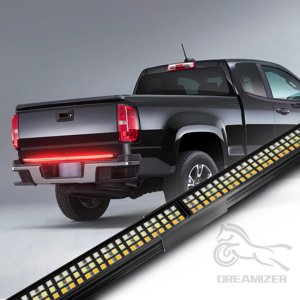For Pickup 48 Truck Strip Tailgate Bar Reverse Brake Turn Signal