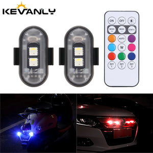 RGB Aircraft Strobe Motorcycle Flash Position Wireless Airplane