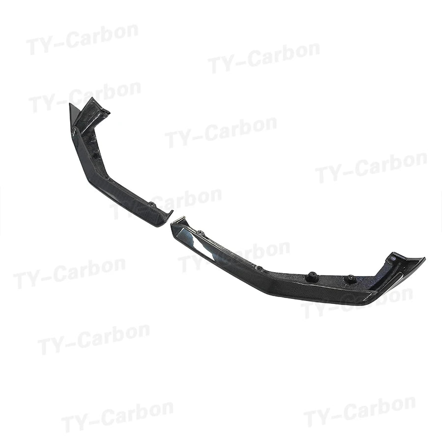 For BMW 5 Series G90 G99 Dry Carbon Fiber Front Bumper Lip