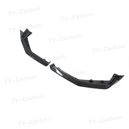 For BMW 5 Series G90 G99 Dry Carbon Fiber Front Bumper Lip