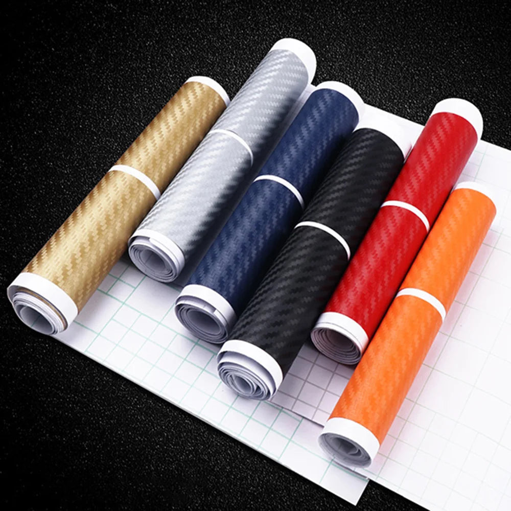 For BMW Audi MINI Lexus Mazda 1PC Carbon Fiber Texture Tail