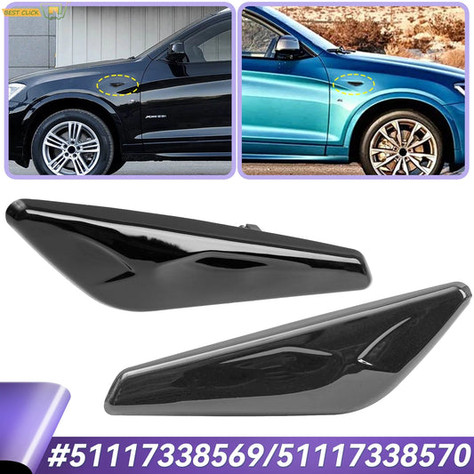 For BMW X3 X4 F25 F26 Front Left Right Fender Panel Side Marker