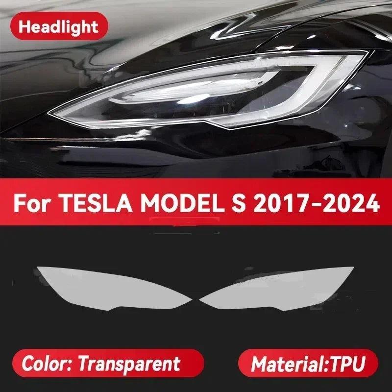 For Tesla Model S 2017-2024 Exterior Headlight anti-scratch